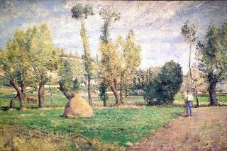 30 Prairies du Valhermeil pres Pantoise By Camille Pissarro 1874 National Museum of Fine Arts MNBA Buenos Aires